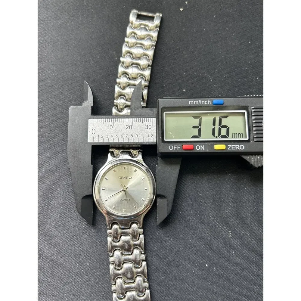 Geneva Silver Tone Women’s Quartz Watch